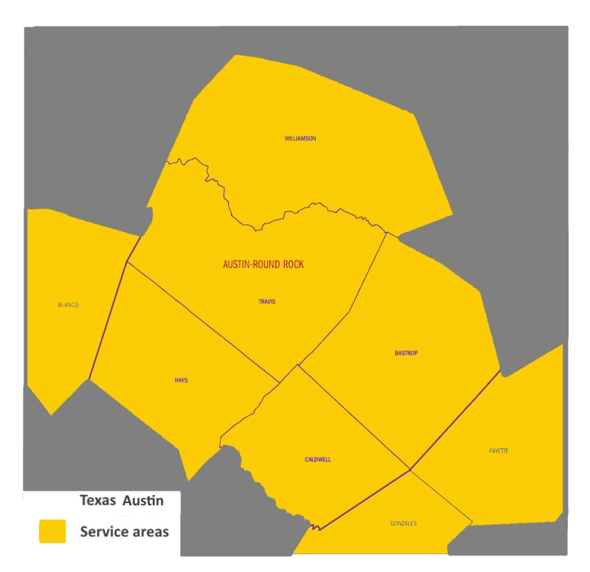 Texas-Austin-Counties-Service-Area